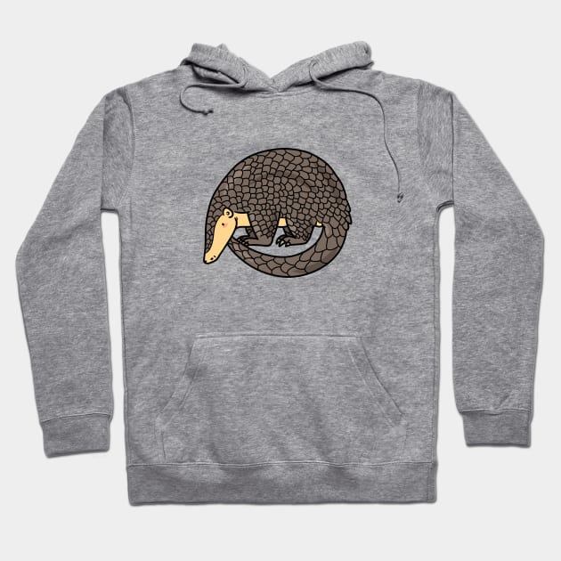 Pangolin Hoodie by Otterlyalice